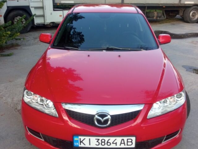 Красный Мазда 6, объемом двигателя 2 л и пробегом 360 тыс. км за 3700 $, фото 1 на Automoto.ua