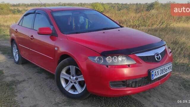 Красный Мазда 6, объемом двигателя 2.3 л и пробегом 213 тыс. км за 3500 $, фото 1 на Automoto.ua