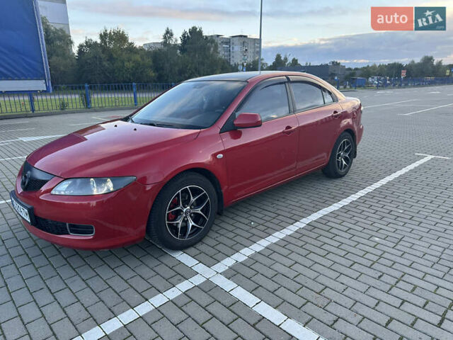 Красный Мазда 6, объемом двигателя 2 л и пробегом 287 тыс. км за 4300 $, фото 1 на Automoto.ua
