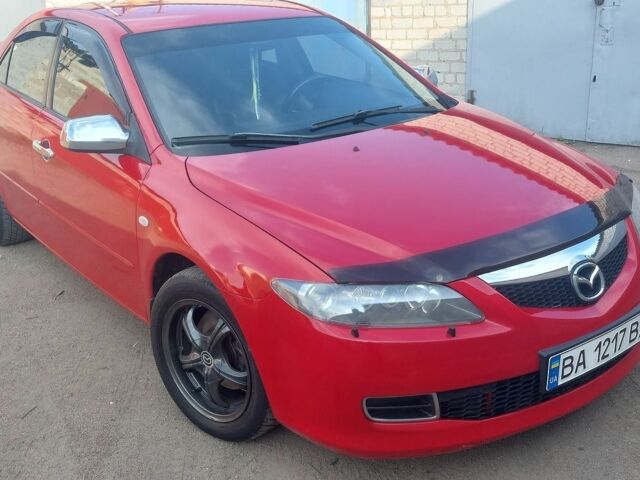 Красный Мазда 6, объемом двигателя 2 л и пробегом 156 тыс. км за 6000 $, фото 1 на Automoto.ua