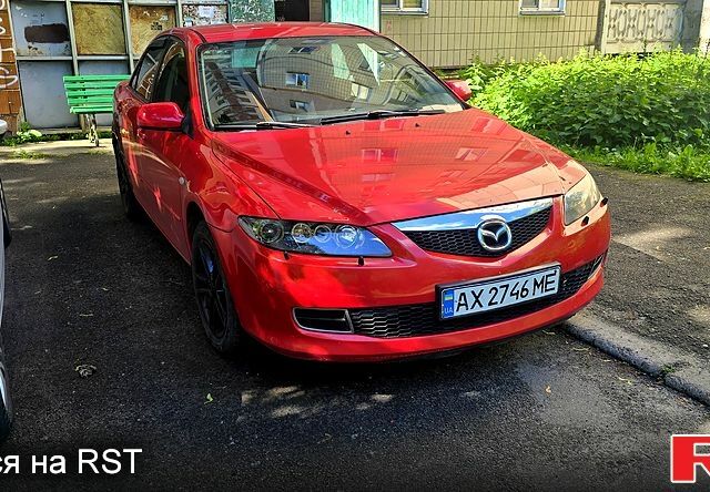 Красный Мазда 6, объемом двигателя 2 л и пробегом 245 тыс. км за 3000 $, фото 1 на Automoto.ua