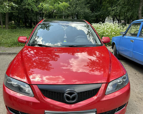 Красный Мазда 6, объемом двигателя 2 л и пробегом 285 тыс. км за 4300 $, фото 1 на Automoto.ua