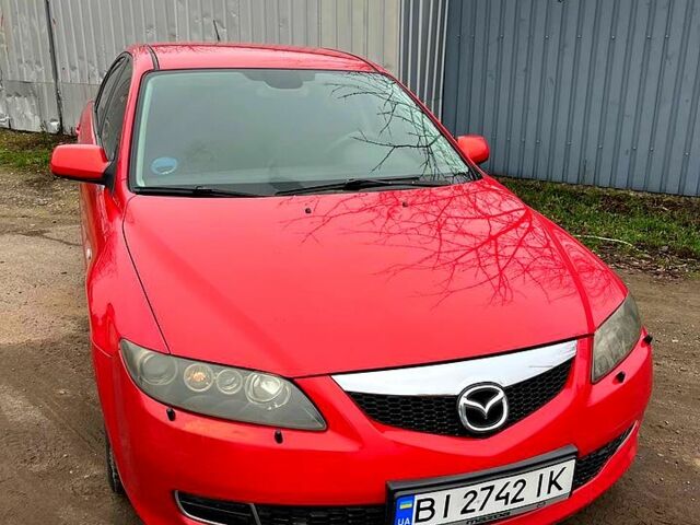 Червоний Мазда 6, об'ємом двигуна 2 л та пробігом 199 тис. км за 5100 $, фото 1 на Automoto.ua