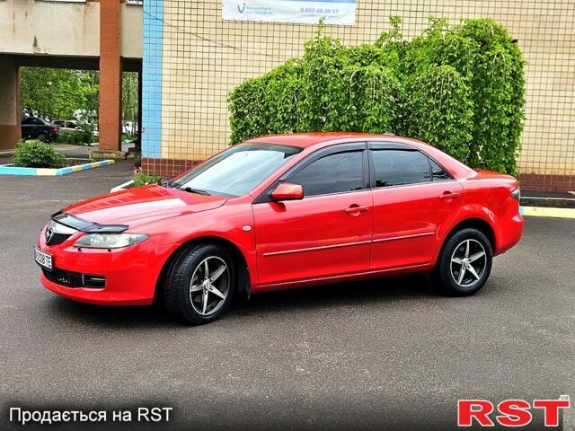 Красный Мазда 6, объемом двигателя 2 л и пробегом 290 тыс. км за 4500 $, фото 1 на Automoto.ua