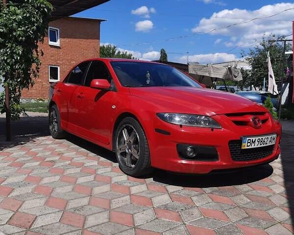 Червоний Мазда 6, об'ємом двигуна 2.3 л та пробігом 91 тис. км за 6000 $, фото 1 на Automoto.ua
