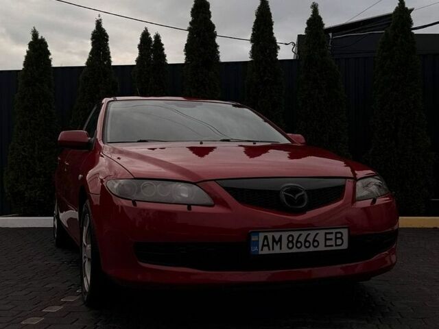 Красный Мазда 6, объемом двигателя 2 л и пробегом 233 тыс. км за 6000 $, фото 1 на Automoto.ua