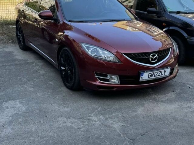 Красный Мазда 6, объемом двигателя 2 л и пробегом 190 тыс. км за 7200 $, фото 1 на Automoto.ua