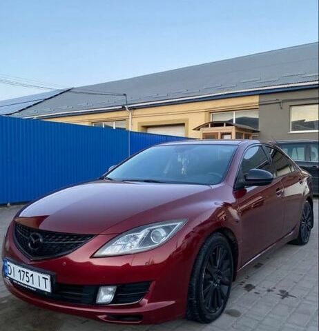 Красный Мазда 6, объемом двигателя 2 л и пробегом 236 тыс. км за 7100 $, фото 1 на Automoto.ua