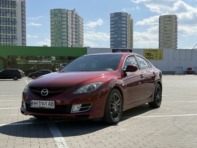 Красный Мазда 6, объемом двигателя 2 л и пробегом 235 тыс. км за 7800 $, фото 1 на Automoto.ua