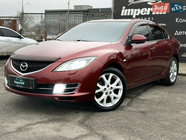 Красный Мазда 6, объемом двигателя 2.49 л и пробегом 240 тыс. км за 6999 $, фото 1 на Automoto.ua