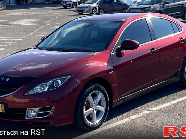 Красный Мазда 6, объемом двигателя 2 л и пробегом 203 тыс. км за 5550 $, фото 1 на Automoto.ua