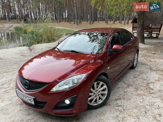 Красный Мазда 6, объемом двигателя 2 л и пробегом 156 тыс. км за 7999 $, фото 1 на Automoto.ua