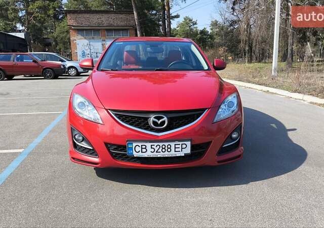 Красный Мазда 6, объемом двигателя 1.8 л и пробегом 356 тыс. км за 7000 $, фото 1 на Automoto.ua