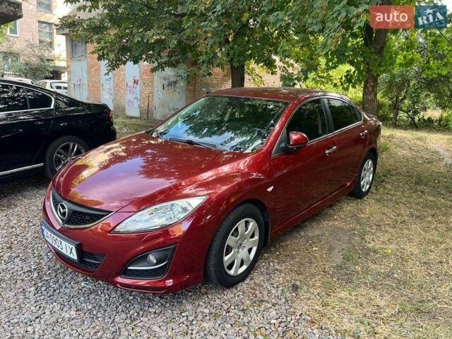 Красный Мазда 6, объемом двигателя 2 л и пробегом 210 тыс. км за 8400 $, фото 1 на Automoto.ua