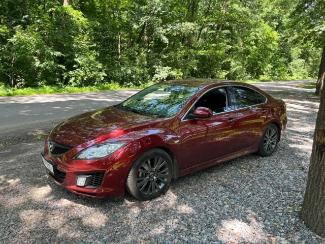 Красный Мазда 6, объемом двигателя 2 л и пробегом 103 тыс. км за 9000 $, фото 1 на Automoto.ua