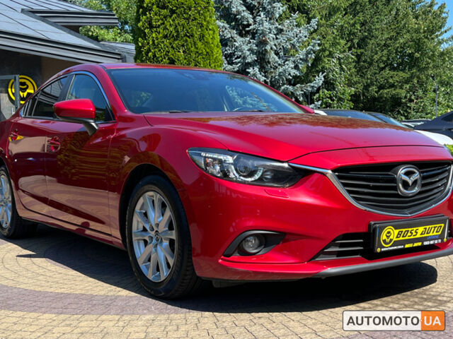 Красный Мазда 6, объемом двигателя 2 л и пробегом 106 тыс. км за 10800 $, фото 1 на Automoto.ua