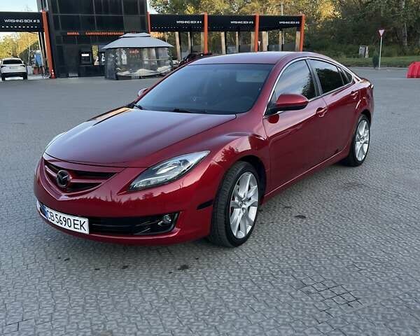 Красный Мазда 6, объемом двигателя 2.49 л и пробегом 130 тыс. км за 10000 $, фото 1 на Automoto.ua