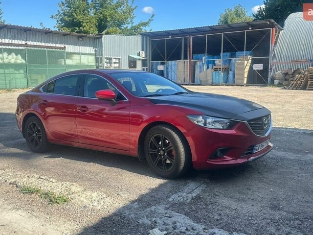 Красный Мазда 6, объемом двигателя 2 л и пробегом 100 тыс. км за 6500 $, фото 1 на Automoto.ua