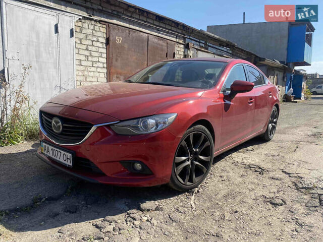 Красный Мазда 6, объемом двигателя 2.49 л и пробегом 156 тыс. км за 11600 $, фото 1 на Automoto.ua