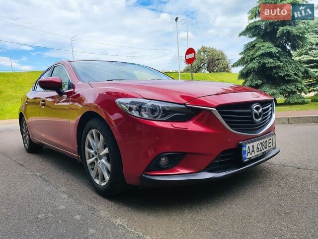 Красный Мазда 6, объемом двигателя 2.49 л и пробегом 201 тыс. км за 8850 $, фото 1 на Automoto.ua