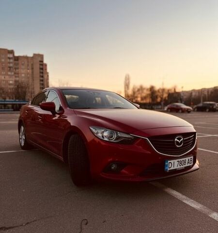 Красный Мазда 6, объемом двигателя 2.19 л и пробегом 175 тыс. км за 11900 $, фото 1 на Automoto.ua