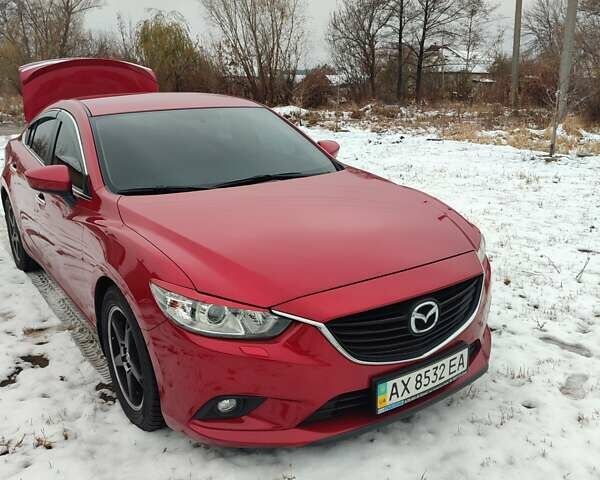 Червоний Мазда 6, об'ємом двигуна 2 л та пробігом 45 тис. км за 13500 $, фото 1 на Automoto.ua