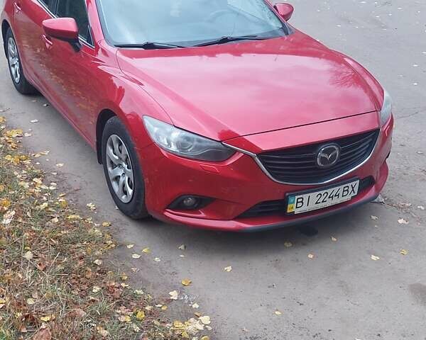 Красный Мазда 6, объемом двигателя 2.49 л и пробегом 190 тыс. км за 10500 $, фото 1 на Automoto.ua