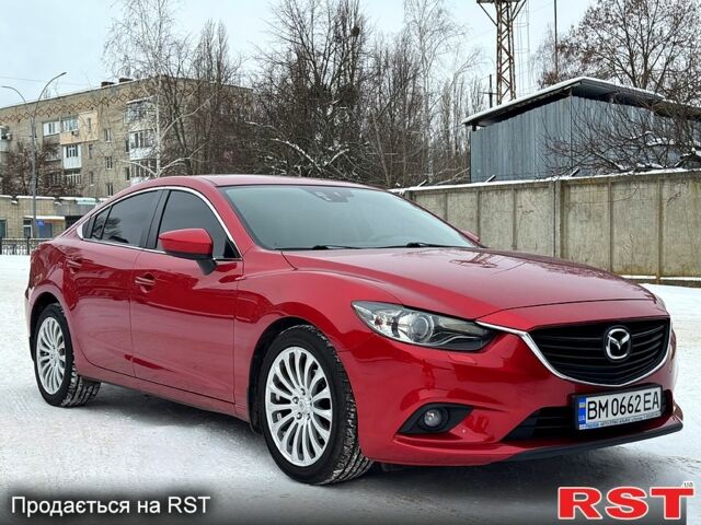 Красный Мазда 6, объемом двигателя 2.5 л и пробегом 176 тыс. км за 12000 $, фото 1 на Automoto.ua