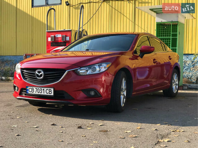 Красный Мазда 6, объемом двигателя 2.5 л и пробегом 185 тыс. км за 11950 $, фото 1 на Automoto.ua