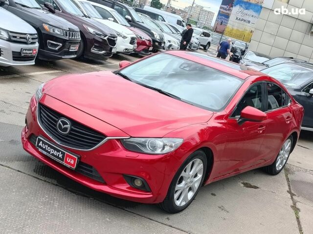Красный Мазда 6, объемом двигателя 2.5 л и пробегом 185 тыс. км за 11490 $, фото 1 на Automoto.ua