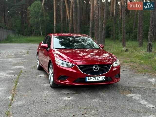 Красный Мазда 6, объемом двигателя 2.49 л и пробегом 190 тыс. км за 10700 $, фото 1 на Automoto.ua