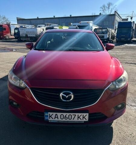 Красный Мазда 6, объемом двигателя 2 л и пробегом 161 тыс. км за 13000 $, фото 1 на Automoto.ua