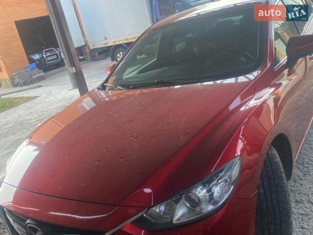 Красный Мазда 6, объемом двигателя 2 л и пробегом 235 тыс. км за 11500 $, фото 1 на Automoto.ua