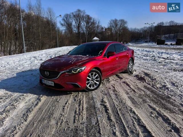 Красный Мазда 6, объемом двигателя 2.49 л и пробегом 141 тыс. км за 11300 $, фото 1 на Automoto.ua