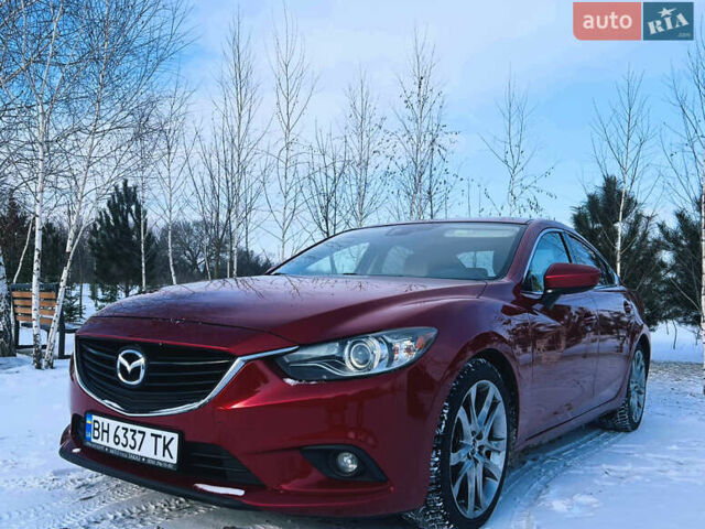 Красный Мазда 6, объемом двигателя 2.49 л и пробегом 222 тыс. км за 10300 $, фото 1 на Automoto.ua