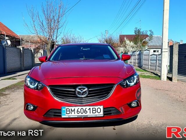 Красный Мазда 6, объемом двигателя 2.5 л и пробегом 233 тыс. км за 9750 $, фото 1 на Automoto.ua