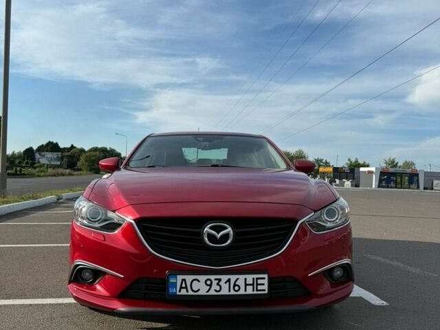 Красный Мазда 6, объемом двигателя 2.49 л и пробегом 107 тыс. км за 12500 $, фото 1 на Automoto.ua