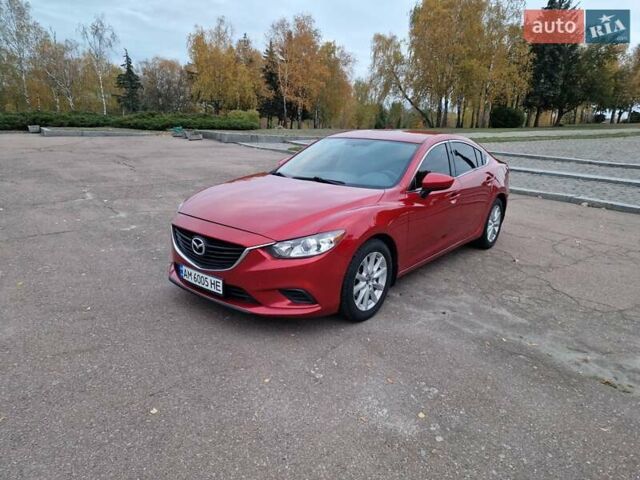 Красный Мазда 6, объемом двигателя 2.5 л и пробегом 190 тыс. км за 10500 $, фото 1 на Automoto.ua