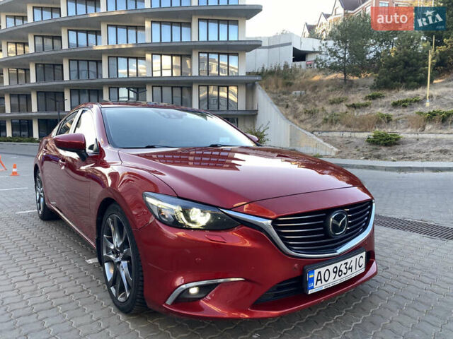 Красный Мазда 6, объемом двигателя 2.49 л и пробегом 130 тыс. км за 16700 $, фото 1 на Automoto.ua