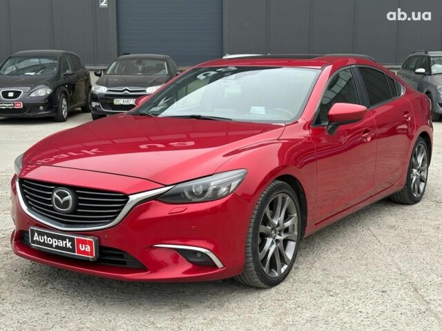 Красный Мазда 6, объемом двигателя 2.5 л и пробегом 270 тыс. км за 12640 $, фото 1 на Automoto.ua