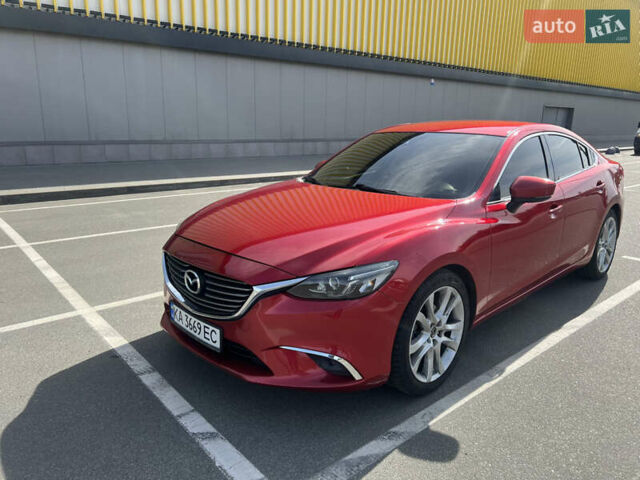 Красный Мазда 6, объемом двигателя 2.49 л и пробегом 123 тыс. км за 14500 $, фото 1 на Automoto.ua