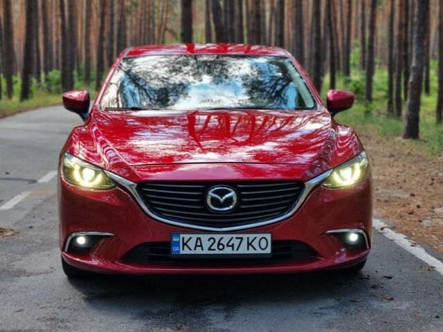 Красный Мазда 6, объемом двигателя 2.49 л и пробегом 87 тыс. км за 13700 $, фото 1 на Automoto.ua