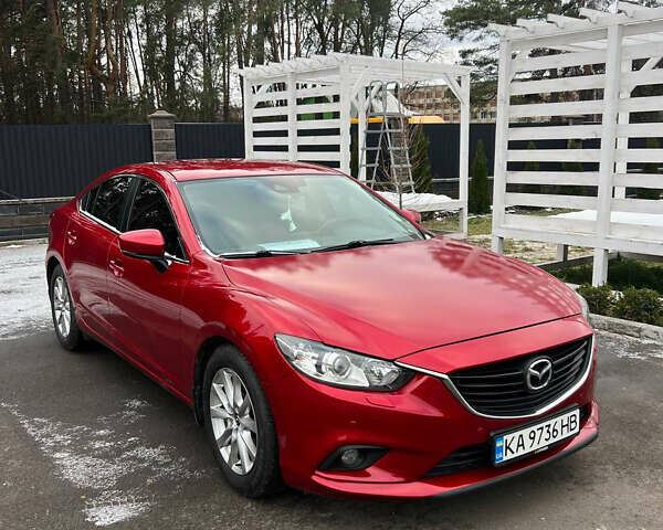 Красный Мазда 6, объемом двигателя 2 л и пробегом 95 тыс. км за 14500 $, фото 1 на Automoto.ua