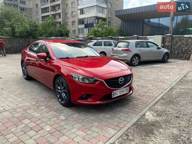 Красный Мазда 6, объемом двигателя 2.49 л и пробегом 137 тыс. км за 13400 $, фото 1 на Automoto.ua