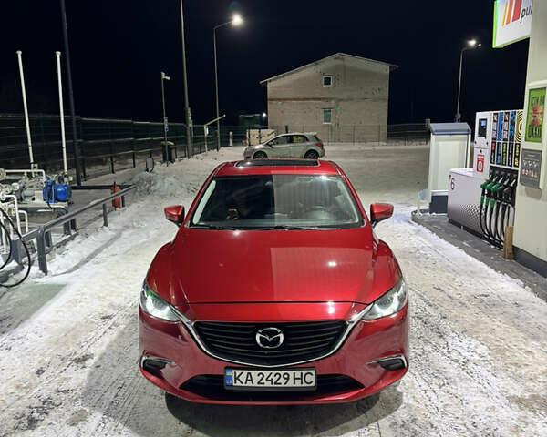Красный Мазда 6, объемом двигателя 2.5 л и пробегом 143 тыс. км за 13200 $, фото 1 на Automoto.ua