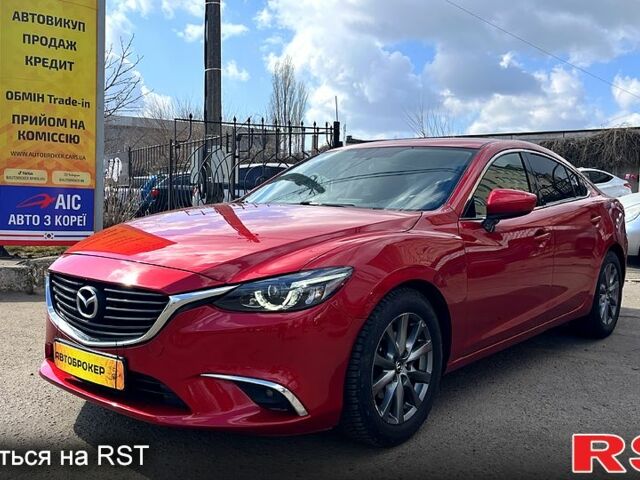 Красный Мазда 6, объемом двигателя 2.5 л и пробегом 124 тыс. км за 13800 $, фото 1 на Automoto.ua