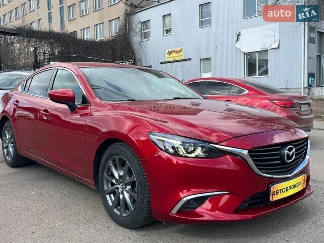 Красный Мазда 6, объемом двигателя 2.49 л и пробегом 124 тыс. км за 13800 $, фото 1 на Automoto.ua