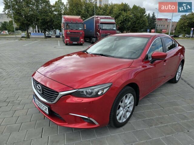 Красный Мазда 6, объемом двигателя 2.19 л и пробегом 145 тыс. км за 14999 $, фото 1 на Automoto.ua