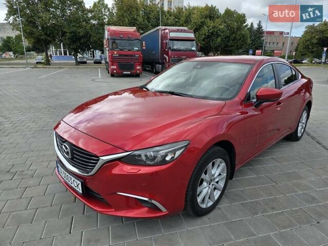 Красный Мазда 6, объемом двигателя 2.19 л и пробегом 138 тыс. км за 17400 $, фото 1 на Automoto.ua