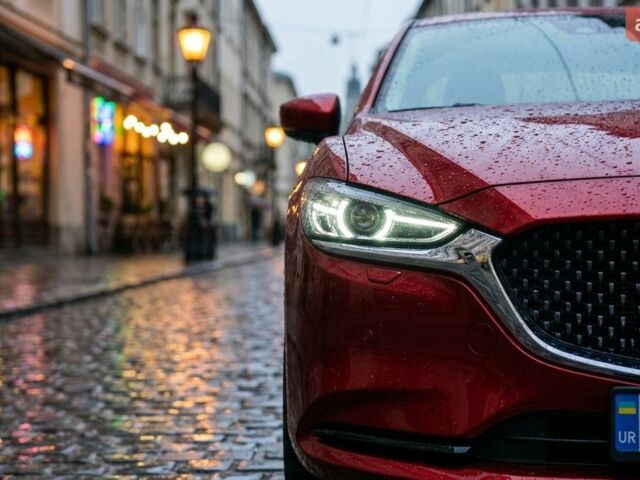 Красный Мазда 6, объемом двигателя 2 л и пробегом 90 тыс. км за 18500 $, фото 1 на Automoto.ua